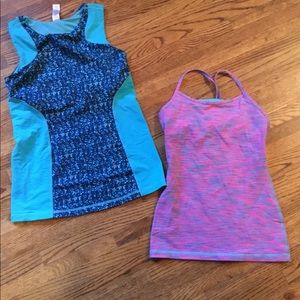 Kids activewear Ivivva size 14 athletic tanks